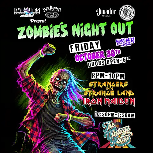 ZOMBIES NIGHT OUT – Iron Maiden Tribute Concert – October 30, 2026 – Anchorage